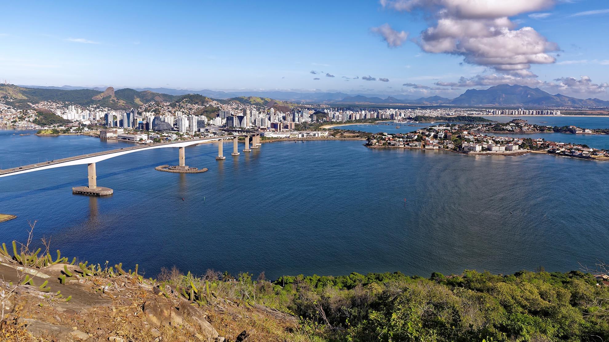 Third Bridge in the Cities of Vitória and Vila Velha, State of Espírito Santo, Brazil.